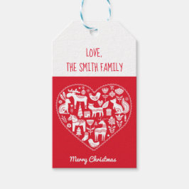 Personlig Märkre för utlämnande av skandinaviska d Presentetikett