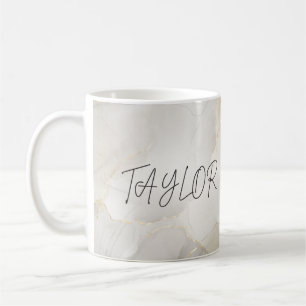 Personlig marmor Namn Mugg