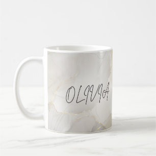 Personlig marmor Namn Mugg