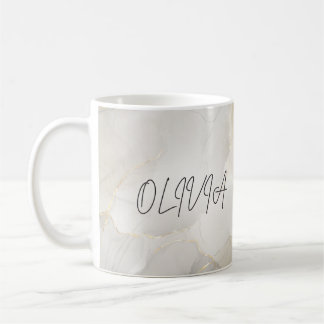 Personlig marmor Namn Mugg