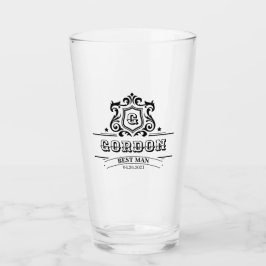 Personlig Marskalkar Bestman Groom Pint Glas