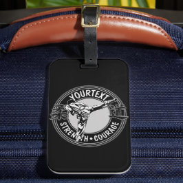 Personlig Martial Arts JUDO Japan Combat Sport Bagagebricka