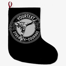 Personlig Martial Arts JUDO Japan Combat Sport Stor Julstrumpa