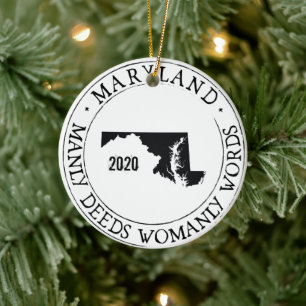 Personlig Maryland Ornament