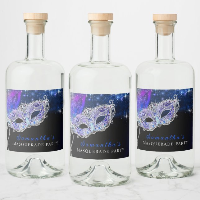 Personlig Maskeradfest Spritflaskor Etikett (Flaskor)