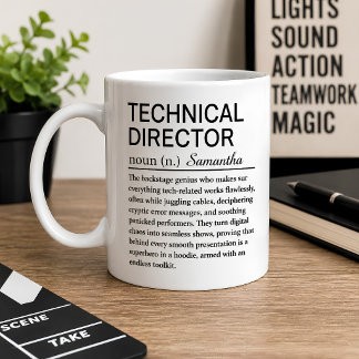 Personlig maskinistdefinition kaffemugg