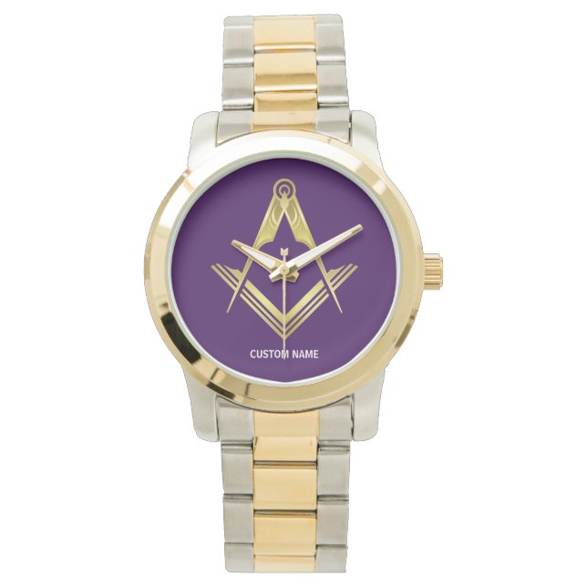 Personlig Masonic Gifts | Freemason Watches Armbandsur (Framsida)