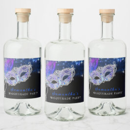 Personlig MasqueraParty Spritflaskor Etikett