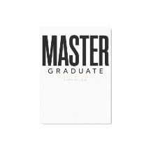 Personlig Master Examensbevis 2026 Namn
