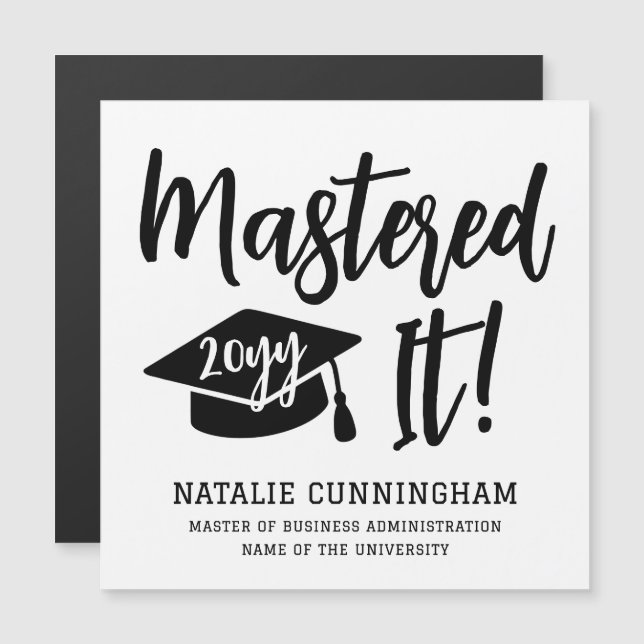 Personlig Masters Degree Studenten har härjat den (Fram/baksida)