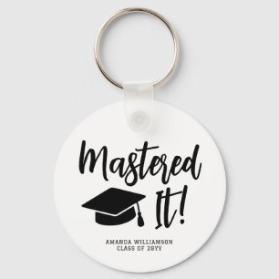 Personlig Masters Degree Studenten har härjat den Nyckelring
