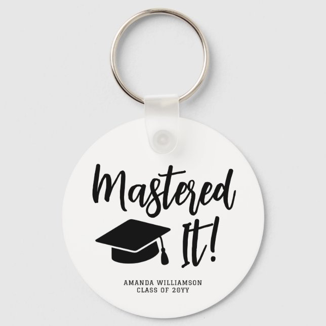 Personlig Masters Degree Studenten har härjat den Nyckelring (Framsida)