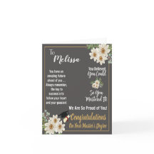 Personlig Master's Degree Studenten