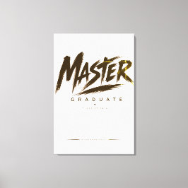 Personlig Masters-examensklass 2026 Canvastryck
