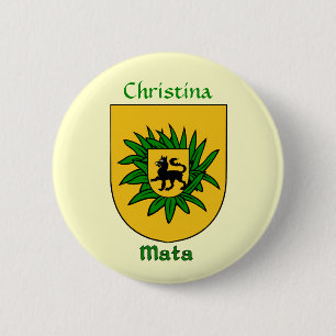 Personlig Mata Historical Shield Knapp