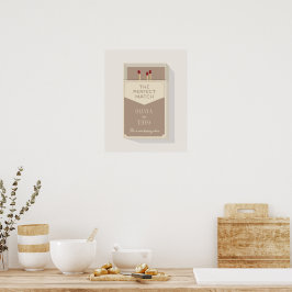 Personlig matchbox för par - Den perfekta matchen Poster