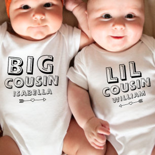 Personlig Matching Big Cousin T Shirt