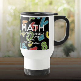 Personlig matematik är det enda Subjekt som räknas Resemugg