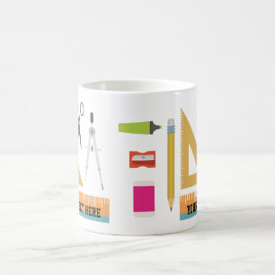 Personlig Math Teacher Gift Mugg