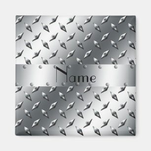 Personlig med diamantplåtstål magnet