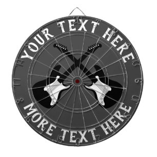 Personlig med elektrisk gitarr darttavla