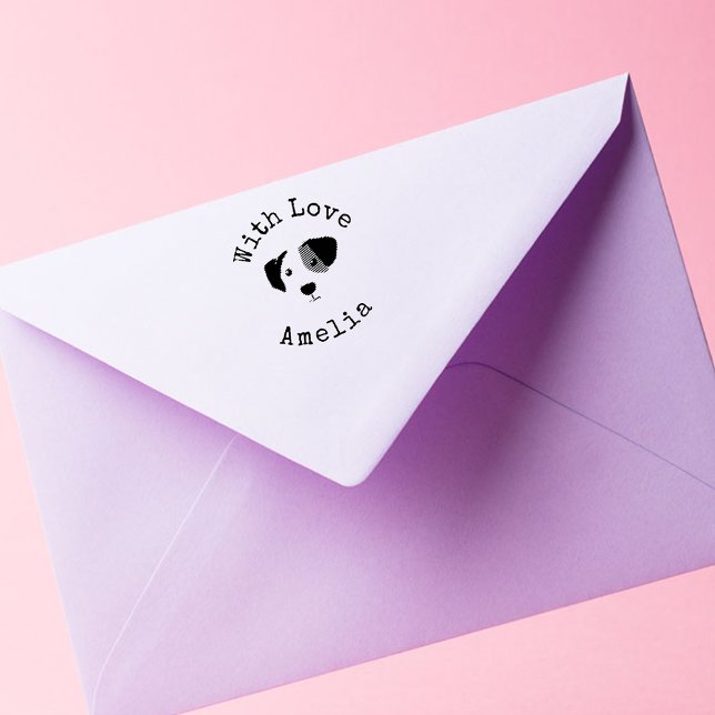 Personlig med Kärlek gummi Frimärke Stämpel (Skapare uppladdad)