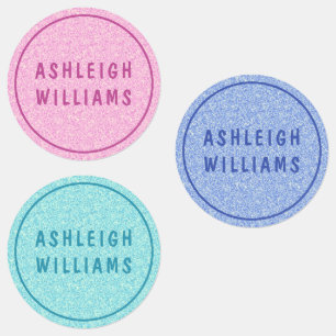 Personlig med minimal Anpassningsbar, Girly Chic N Klistermärke