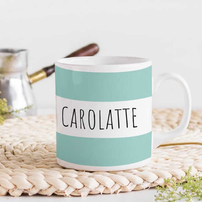 Personlig med namn anpassad Mint Kaffemugg (Skapare uppladdad)