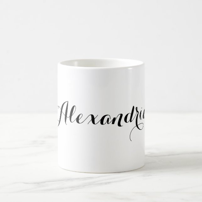 Personlig med namn kaffemugg (Center)