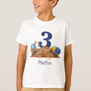 Personlig med namn&nummer, födelsedagstjuvel t shirt