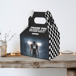 Personlig med Namn Retro-fotboll Party Presentaskar