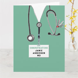 Personlig Medical School Grad Kort