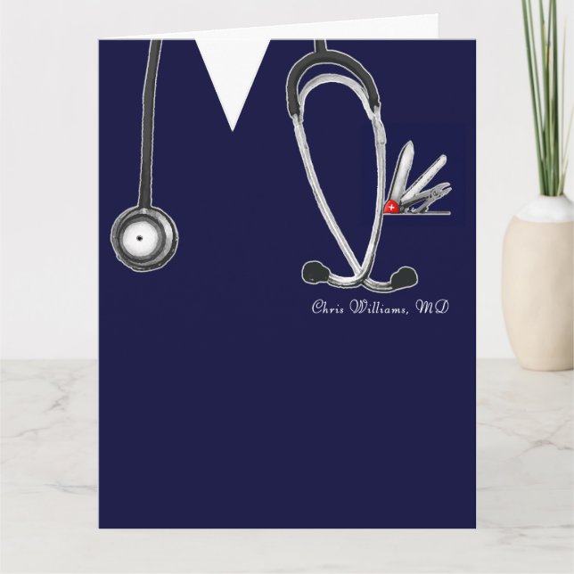 Personlig Medical School Studenten Card Kort (Framsida)