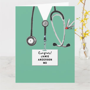 Personlig Medicinsk Skolgraduation Kort