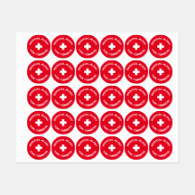 Personlig Medicinsk varning Diabetisk Red