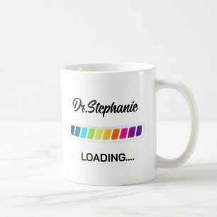 Personlig medicinstudent Söt kvinnlig läkare Kaffemugg