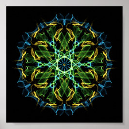 Personlig meditationFractalMandala 7 Poster
