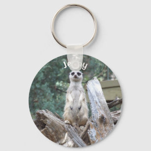 Personlig Meerkat Nyckelring