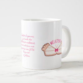 Personlig MELKTERT Afrikaansen Boeremeisie Jumbo Mugg