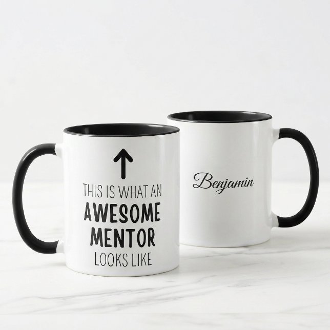 Personlig mentorsmugge Fantastisk mentorskänken Mugg (Skapare uppladdad)