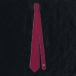 Personlig Merlot Bröllop Groom Neck Tie Slips<br><div class="desc">Om du är tittar för en bröllop-slips som är både modern och minimalistisk är vår Merlot-hals-slips perfektens val ©️ 2023. Baksidan av slivet är personlig med brudgummen/groomsman initialer,  kan du ta bort detta om du bara vill ha en passande solid hink utan skrivskydd</div>