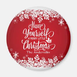 Personlig Merry Little jul | Magnet