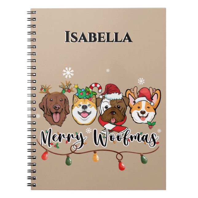 Personlig Merry Woofmas anteckningsbok (Framsidan)