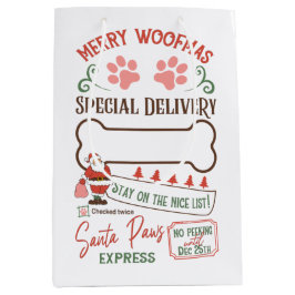 Personlig Merry Woofmas Santa Tass Express