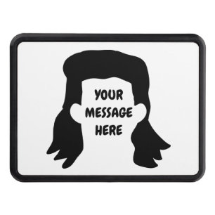 Personlig Message Funny Mullet Illustration Dragkroksskydd