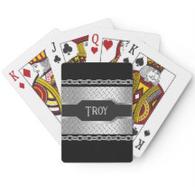 Personlig Metall & chain Black