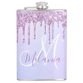 Personlig Metallic Lila Drip Lavender Pour Fickplunta