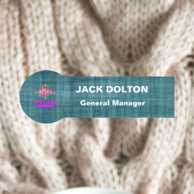 Personlig Metallic Namn Badge for Employee Namnbricka (Skapare uppladdad)