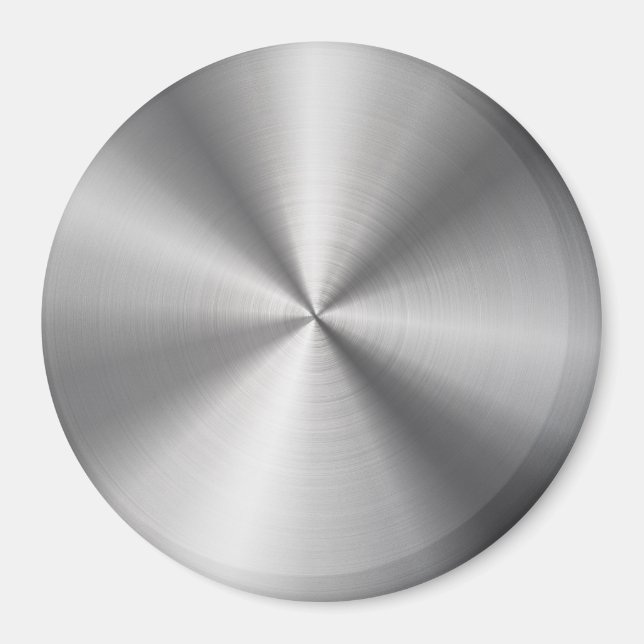 Personlig Metallic Radial Struktur Magnet (Framsidan)