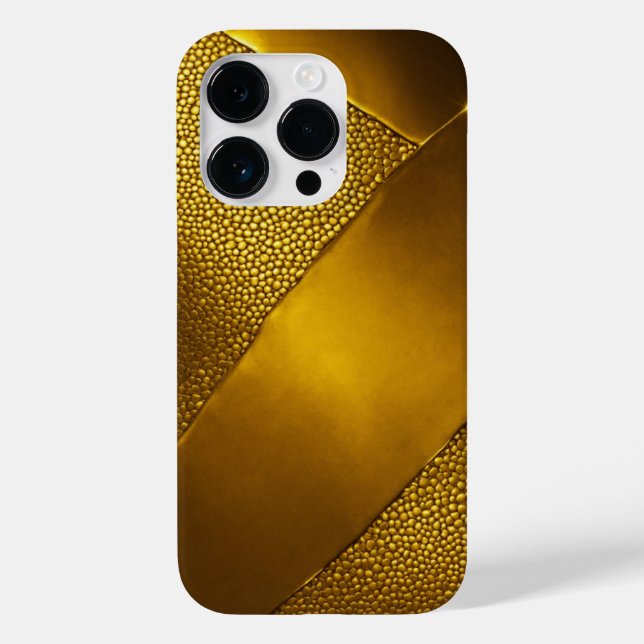 Personlig Metallisk titan Guld Radial Struktur (Baksida)